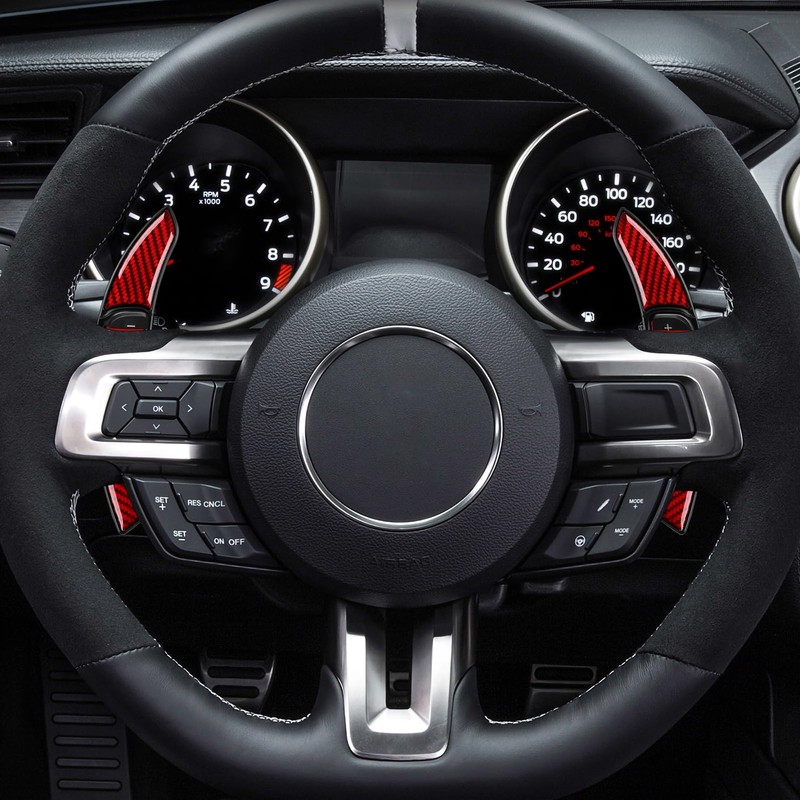 OYDDL 2pcs Steering Wheel Shift Paddle Extension Shift Paddles Sticker