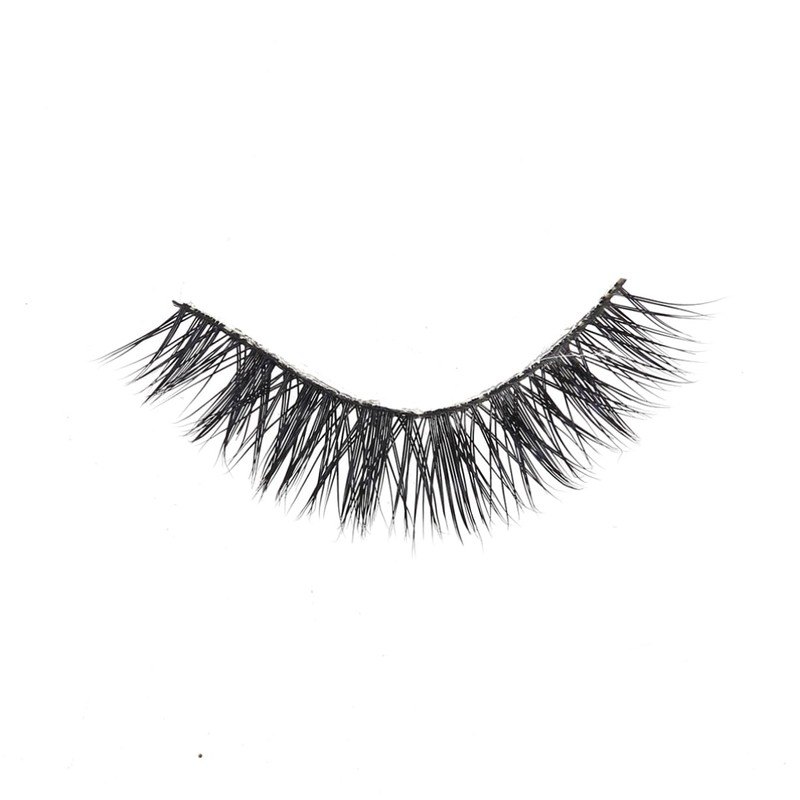 FOMIYES 3pairs Thick Natural False Eyelashes for Women Water Lashes