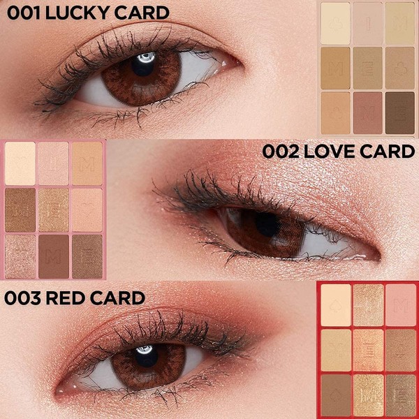 Korean Cosmetics Eyeshadow Palette, Im Mimi / I'mmeme, Hidden Card Palette (Red Card)