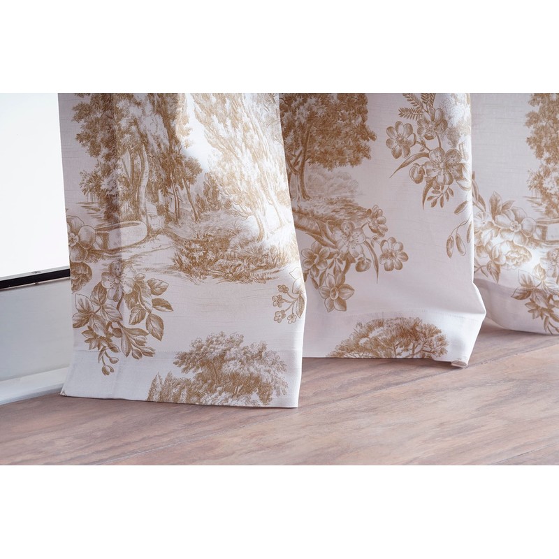 Maison d'Hermine Curtains for Living Room 100% Cotton 84 inch