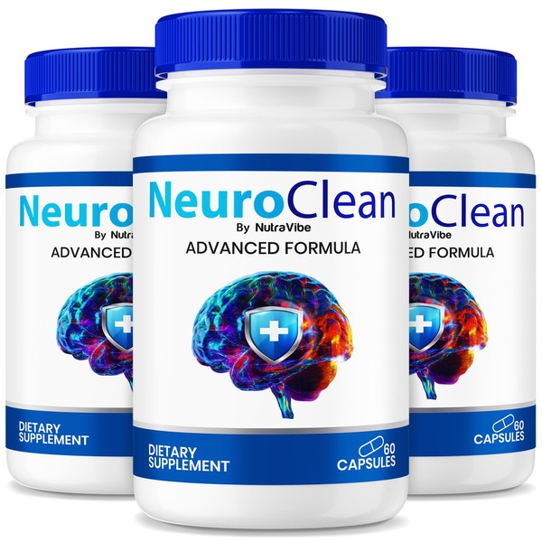 (3 Pack) NeuroClean Capsules – Clean Daily Formula with Premium