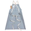 Jeanerlor Blue Striped Denim Aprons for Women and Men -