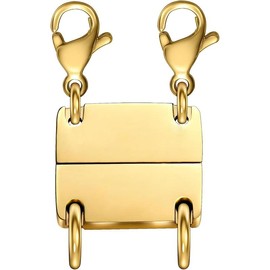 Necklace Clasp Layering  Clasp 18K  and  Separator for Stackable Necklaces and Chains - Colour: Triple Gold