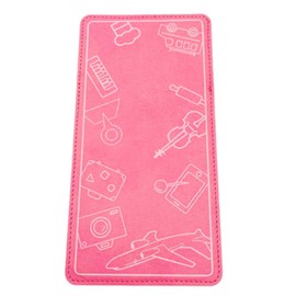 Kitekorosso Freely Bendable Smartphone Holder, Tablet Holder, Phone Holder, Stand, Travel Goods, Airplane, Airplane, Car, Car (Pink)