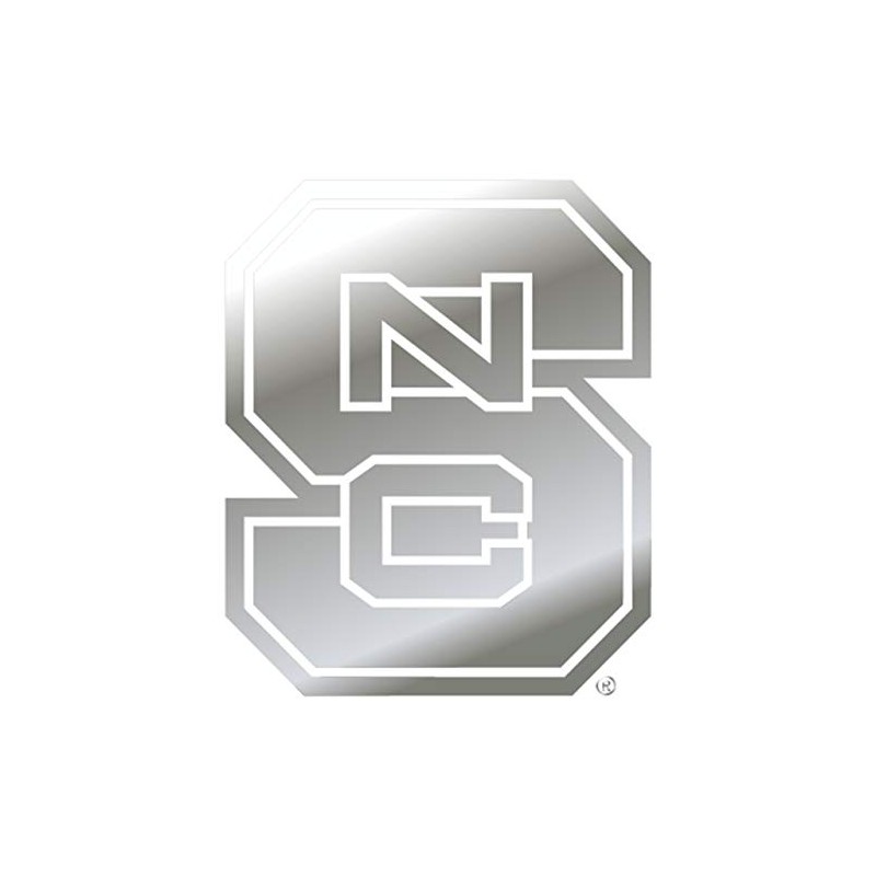 North Carolina State Decal (SIL S NC Decal (3''4''6''12''), 3