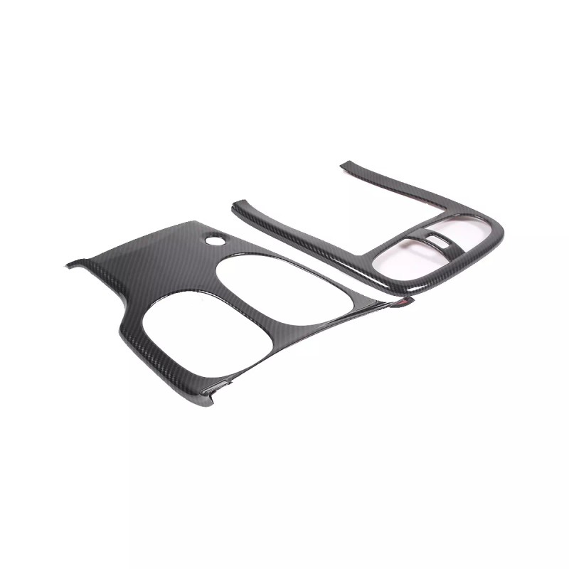 Unbranded ABS Carbon Fiber Interior Center Console Trim Cover For