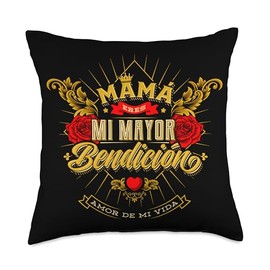 Latina Mom Spanish Happy Mothers Day Grandma Gifts Throw Pillow