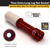 Titan 21121 1/2-Inch Drive x 21mm Non-marring Impact Extra-Long Lug