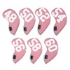 Andux 7pcs/Set Golf Wedge Irons Club Head Covers with Degree