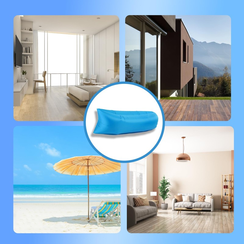 ZQSFPK Inflatable Sofa, Air Sofa, Inflatable Lounger, for Travelling, Camping,