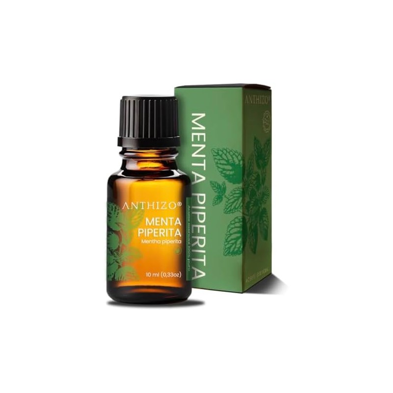 Aceite Esencial de Menta Pimentada 10 ml, 100% Puro