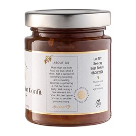 Gourmanity Mulhouse Onion Jam, Sweet & Savoury Taste, Serve with Burgers, Grilled Meat and Fish, All Natural, Non-GMO, Product of Belgium, 6.35oz Jar