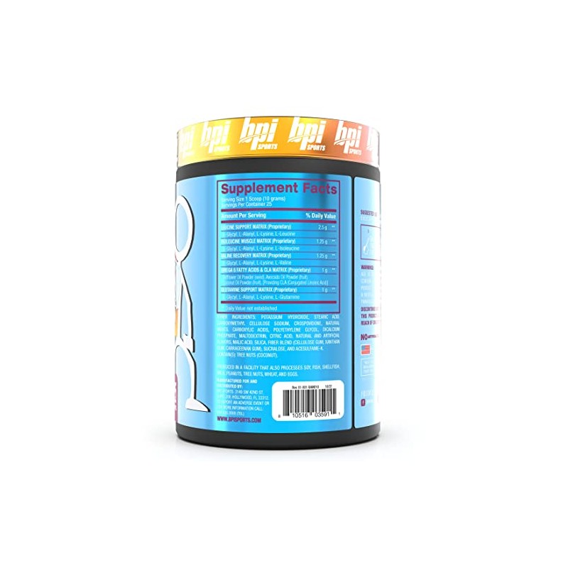 Bpi Sports Best Aminos Bcaa Aminos Glutamina 250 Gr 25