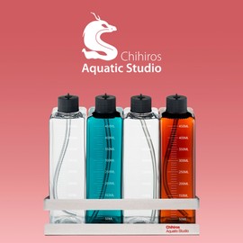 CHIHIROS AQUATIC STUDIO Dosing Container and Holder Kit - Precision Dosing for Aquarium Care - 450ml Plastic Dispenser