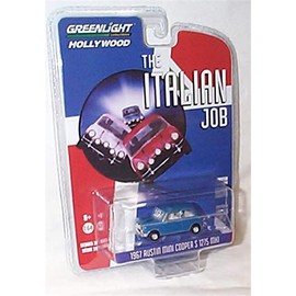 Greenlight Collectables 1967 MINI C00PER S 1275 Mk1 italian Job Blue Car vehicle 1:64 scale limited edition diecast model