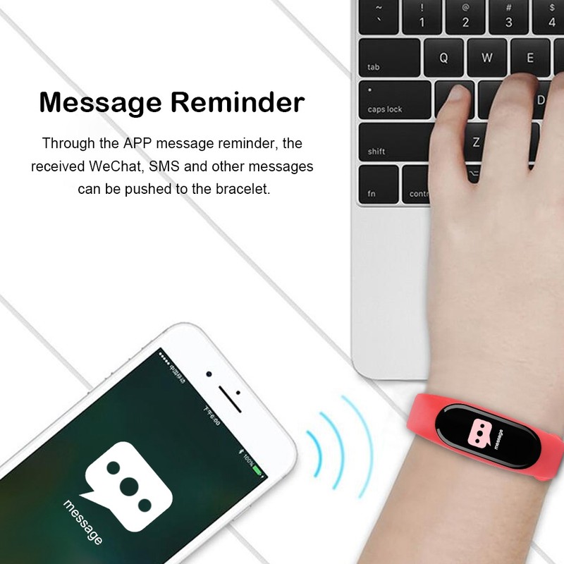 Bluetooth Smart Bracelet Watch Heart Rate Fitness Tracker Heart Rate