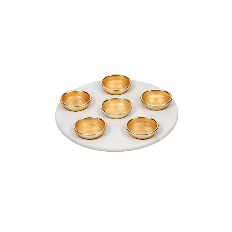 Godinger Marble Seder Plate, for Passover, 12X12