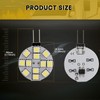 YM E-Bright 12-Pack G4 Puck Lights LED Bulbs Side Pin