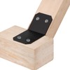 Fanmao 8-Pack 45 Degree Angle Brackets for 6x6 Nominal Posts,