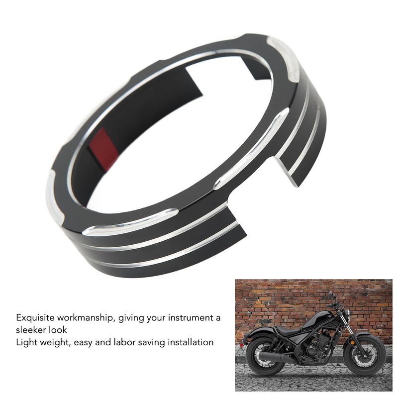Motorcycle Speedometer Ring Cover Instrument Gauge Bezel CNC Aluminum Alloy