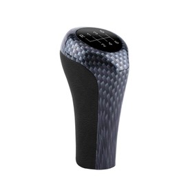 6 Speed Car Gear Shift Knob, Stick Head Gaiter Gearstick Gaitor Boot For BWM E90 E91 E92 X1 X3 X5 X6 Carbon Fiber Color Gear knob/shift accessories carbon shift knob