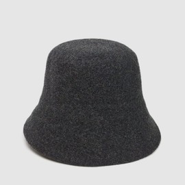 Lala 라라 울 벙거지 모자-D그레이(LALAAC217A) Lala Wool Bucket Hat - D Gray (LALAAC217A)