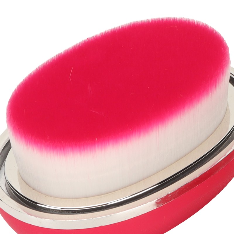 Flat Top Makeup Brush Goose Egg Shaped Clean Pores Face