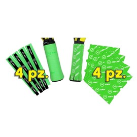 ARIV 4 Undergrip Padel + 4 Free Overgrip Padel Padel Padel Stickers. Absorbs 70% Padel Shovel Vibration Reduces Risk of Injuries to Hands, Elbows, Wrists and