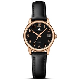 LN LENQIN Ladies Watches Analog Quartz Watches for Women Waterproof Womens Watches Women's Wrist Watches with Leather Strap