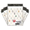 12x15 (50) Christmas Tree Fir Trees Designer Winter Poly Mailers