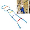 Kids Rope Ladder 6.6ft 6 Steps Colorful Climbing Rope Ladder