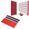 Coffee Capsule Holder Red Dual Use with Magnetic Sticker Wall