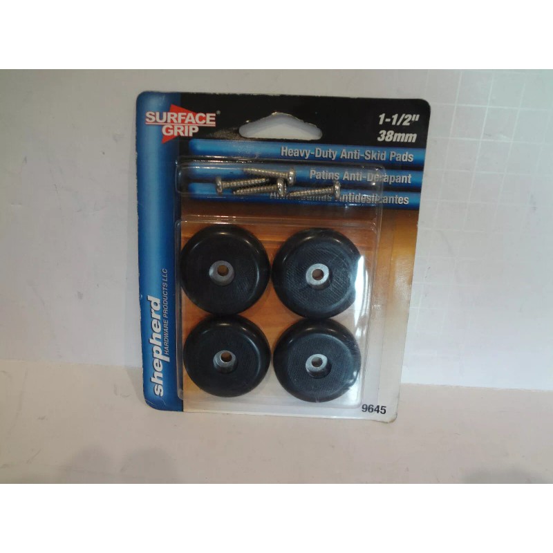 Shepherd Hardware 9645 1-1/2" Heavy-Duty Anti-Skid Pads 4 pcs