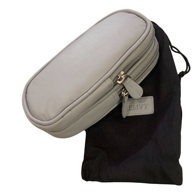 Love EMVY Soft Leather Unisex Double Glasses case Spectacles