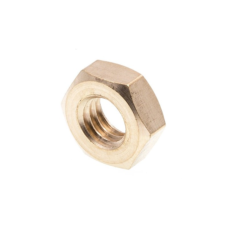 Prime-Line 9074534 Machine Screw Hex Nuts, 3/8 In.-16, Solid Brass