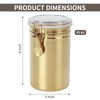 blueden Kitchen Canister 41 oz,Airtight Stainless Steel Kitchen Food Storage