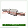 JINFANNIBI Stainless Steel Fuel Tank Breather Rollover Vent Valve fit