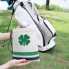 FINGER TEN Golf Tee Pouch with Drawstring Closure, Leather Golf