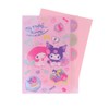 Sunstar Stationery Sanrio Character Clear File, 5 Pockets, My Melody