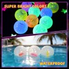 Mega-L Glow in the Dark Balls, 8 Pcs Multicolor Glow