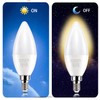 Dusk to Dawn Light Bulbs E12 Light Sensor Bulb 3000K