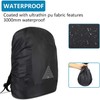 Waterproof Backpack Rain Cover (15-75L), Reflective Rucksack Cover, Adjustable Foldable