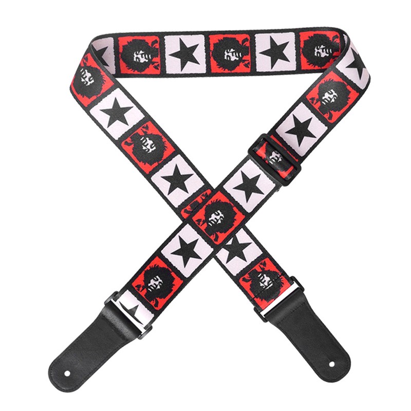 Leather Shoulder Strap Musical Instrument Accessories Sublimation Print Commemorative‑Type