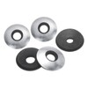 uxcell 200Pcs 1/4" x 5/8" Sealing Washers, Zinc-Plated Carbon Steel