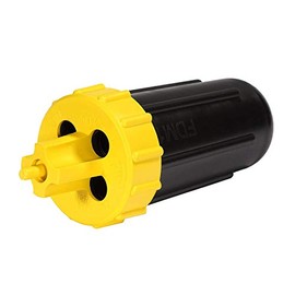 Connector socket IP68 black/yellow incl. Accessories I Connection and Junction Sleeve (Yellow)