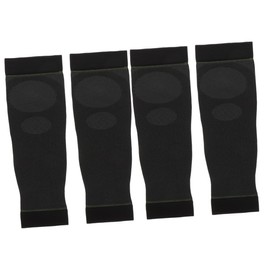 TOVINANNA 2 Pairs Hand Wrist Elbow Gloves Brace for Meniscus Tear Plus Size Brace Sleeve Arm Finger Outdoor Sports Black Nylon