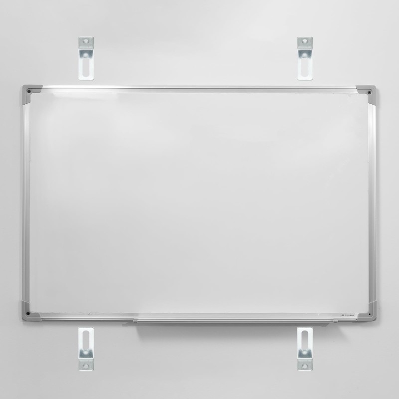 PATIKIL Whiteboard Mounting Hardware, 12 Set White Board Wall Hanger
