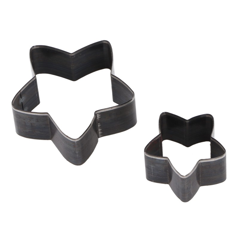 2Pcs Leather Cutting Die Star Shape Punch Cutter Craft Mould