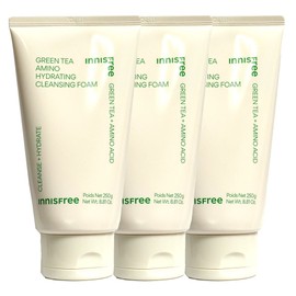 Innisfree Green Tea Amino Moisture Cleansing Foam 250g x 3 / 이니스프리 그린티 아미노 수분 클렌징폼 250g x3개