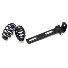 Karun Solo Seat Spring Bracket Kit for Harley Sportster Bobber Chopper Custom (Black 03)